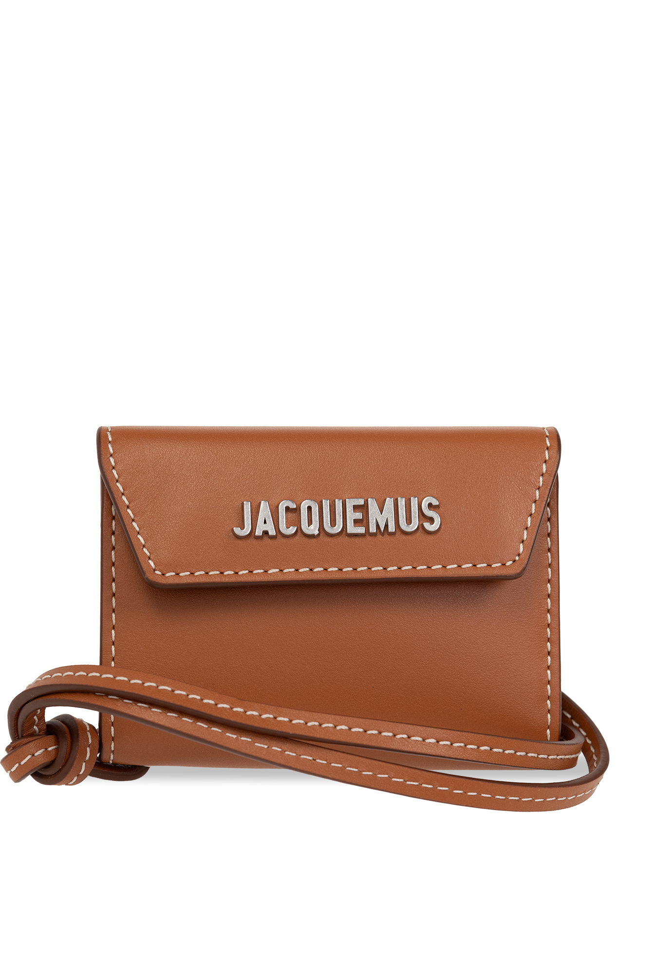 Brown 'Le Porte' wallet with strap Jacquemus - Vitkac GB